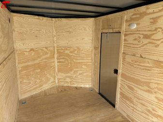 New 2025 QUALITY CARGO 7x16 V-Nose Cargo Trailer 84" tall Cargo / Enclosed Trailer