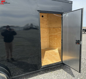 New 2025 QUALITY CARGO 7x16 V-Nose Cargo Trailer 84" tall Cargo / Enclosed Trailer