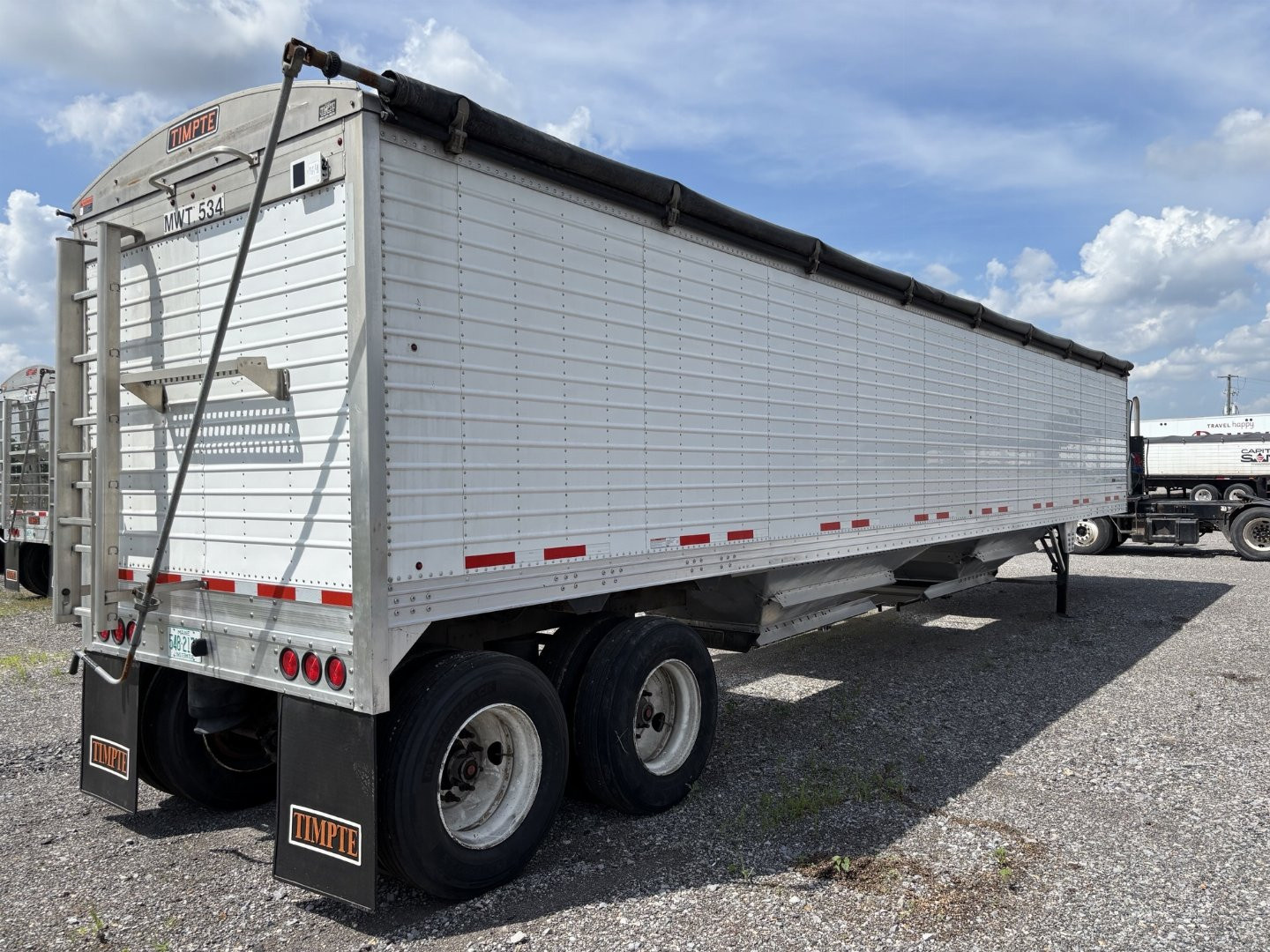 Used 2021 TIMPTE 42x96x78 Hi Flow Tubes Hopper Trailer