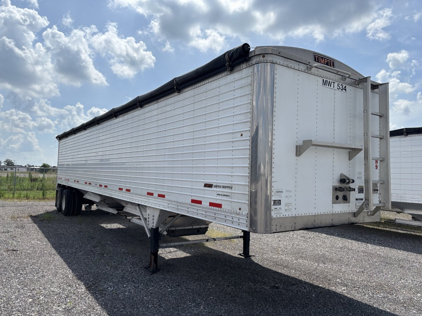 Used 2021 TIMPTE 42x96x78 Hi Flow Tubes Hopper Trailer