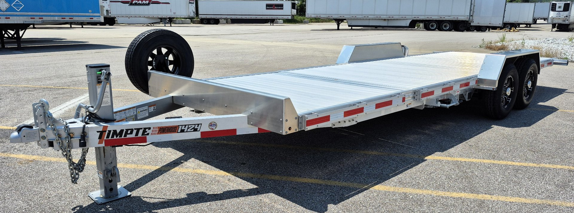 New Timpte 1424 Aluminum Tilt 14,000lb (GVWR) Equipment Trailer