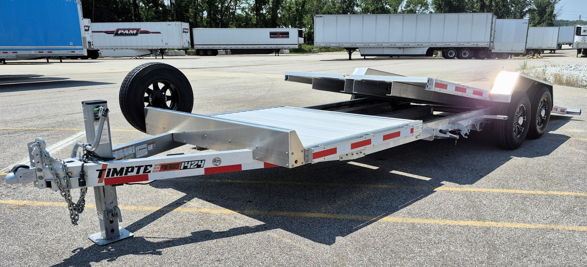 New Timpte 1424 Aluminum Tilt 14,000lb (GVWR) Equipment Trailer