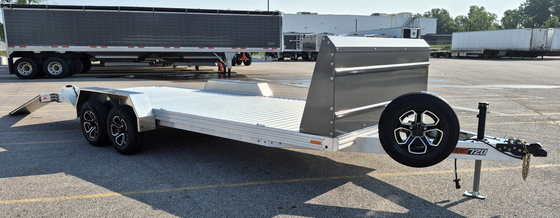 New CLEARANCE! TIMPTE 720 All Aluminum 7000lb (GVWR) Car Hauler