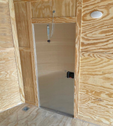 New 7x14 Silver Tandem Axle Enclosed Cargo Trailer- 7' Height, Ramp Door, 7000 GVWR