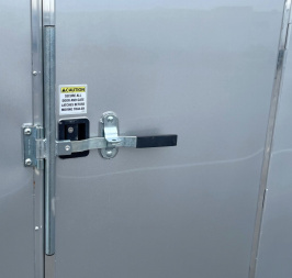 New 7x14 Silver Tandem Axle Enclosed Cargo Trailer- 7' Height, Ramp Door, 7000 GVWR