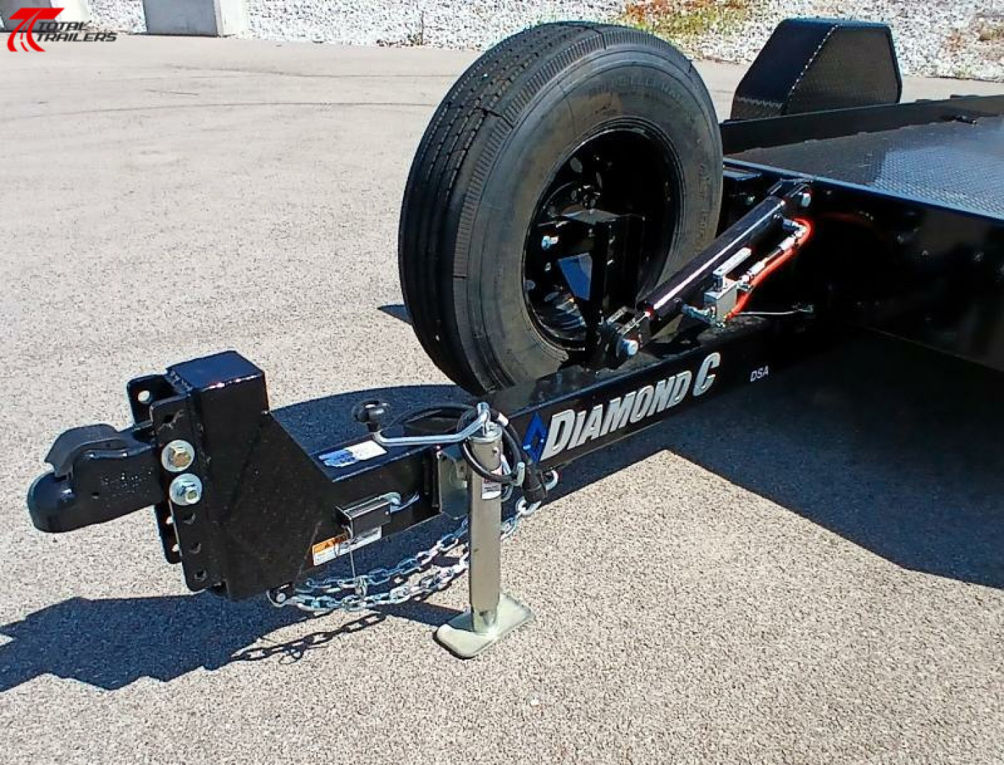 New Diamond C Trailers 77 x 12 DSA 7000lb (GVWR) Scissor Lift Tilt Equipment Trailer