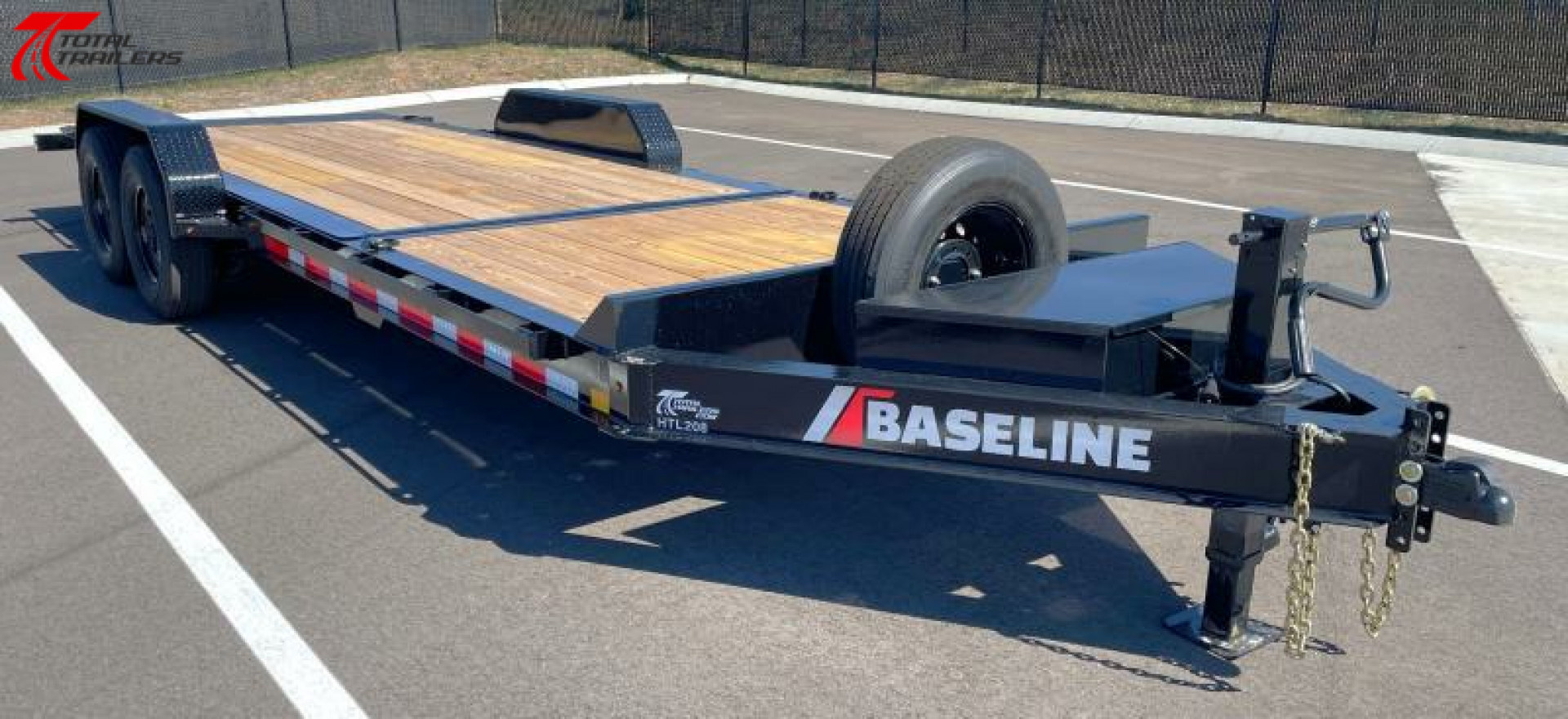 New Diamond C Baseline 22' 16,000LB Tilt Deck Equipment Trailer, 14 Ply Tires, Spare, Tool Box