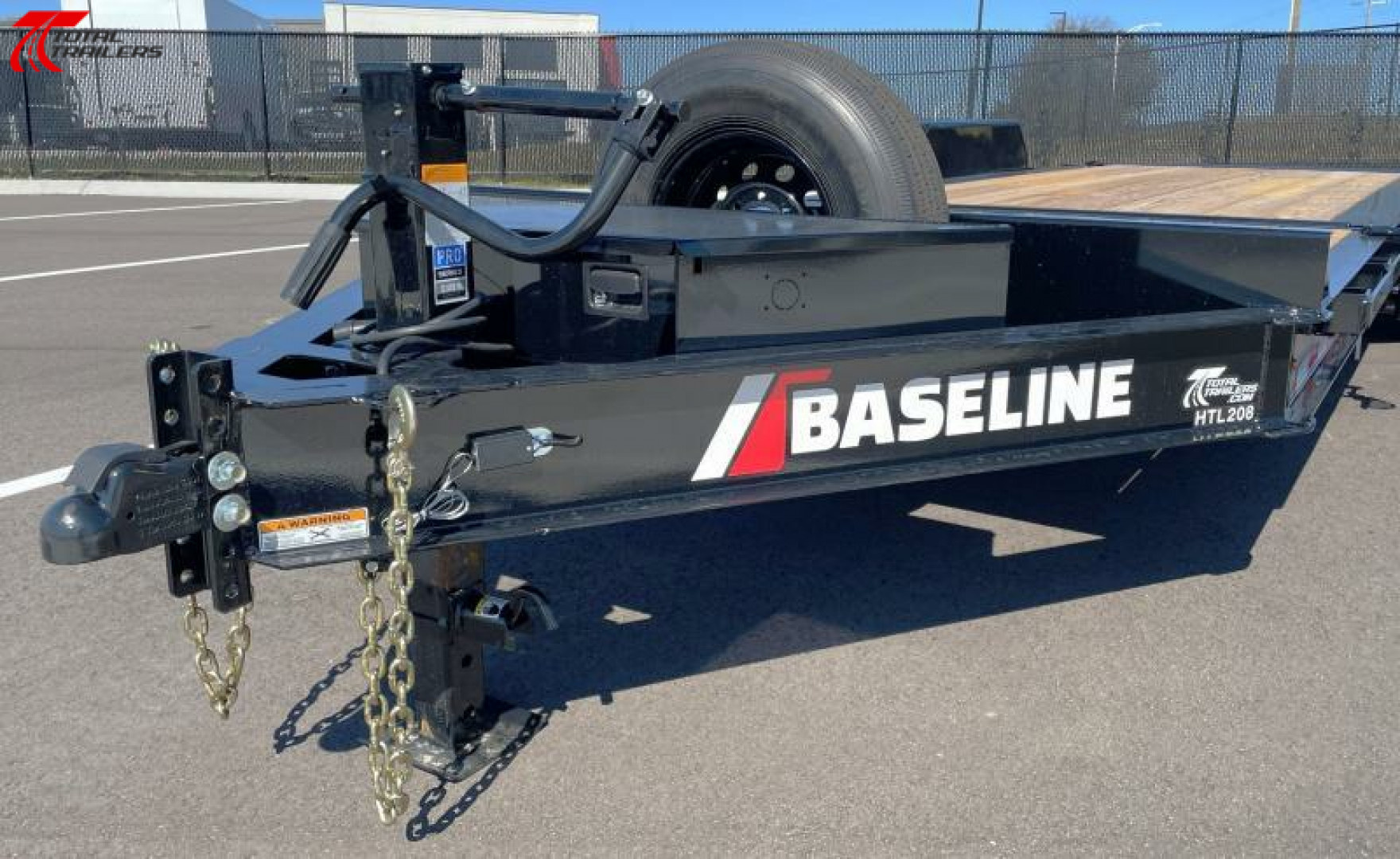 New Diamond C Baseline 22' 16,000LB Tilt Deck Equipment Trailer, 14 Ply Tires, Spare, Tool Box