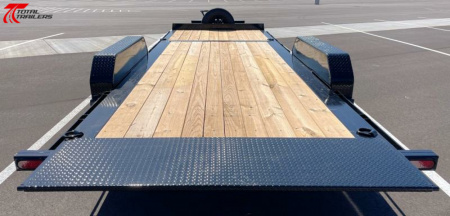 New Diamond C Baseline 22' 16,000LB Tilt Deck Equipment Trailer, 14 Ply Tires, Spare, Tool Box