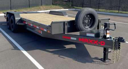 New MAXX- D C8X 83"x 22' Equipment Trailer 17,500 (GVWR) Max Ramps, Spare