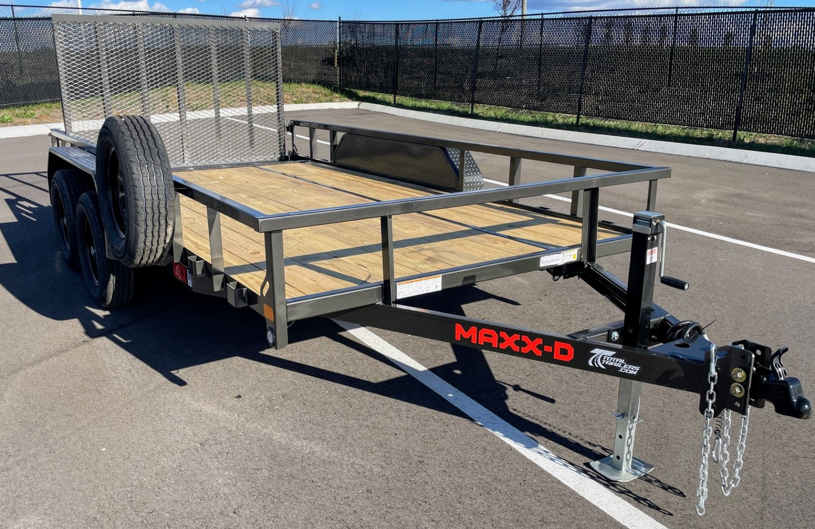 New MAXX- D U3X -83"x 14' Tandem Axle Utility Trailer 7000 GVWR w/ Spare