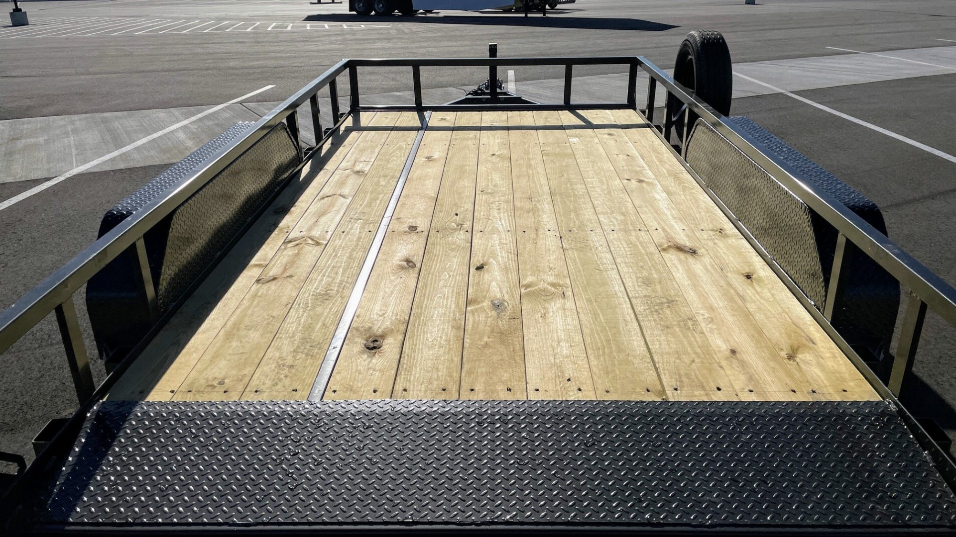 New MAXX- D U3X -83"x 14' Tandem Axle Utility Trailer 7000 GVWR w/ Spare
