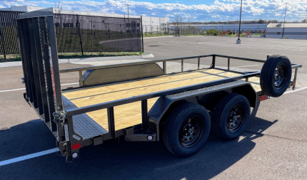 New MAXX- D U3X -83"x 14' Tandem Axle Utility Trailer 7000 GVWR w/ Spare