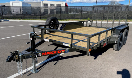 New MAXX- D U3X -83"x 14' Tandem Axle Utility Trailer 7000 GVWR w/ Spare