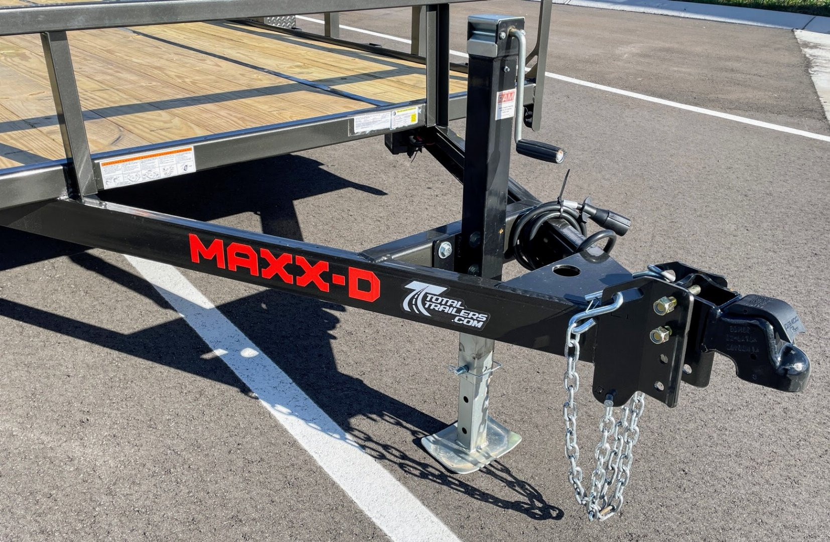 New MAXX- D U3X 83"x 16' Tandem Axle Utility Trailer 7000 GVWR w/ Spare