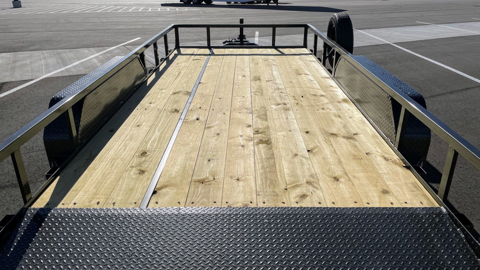 New MAXX- D U3X 83"x 16' Tandem Axle Utility Trailer 7000 GVWR w/ Spare