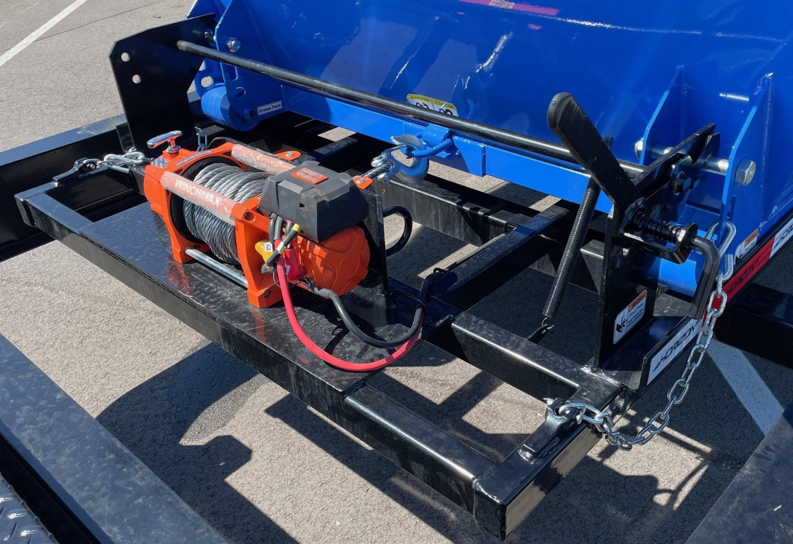 New Horizon Trailers RDZ 16' Bumper Pull Roll Off Dump Trailer-- 17K GVWR-- (3) Blue Bins