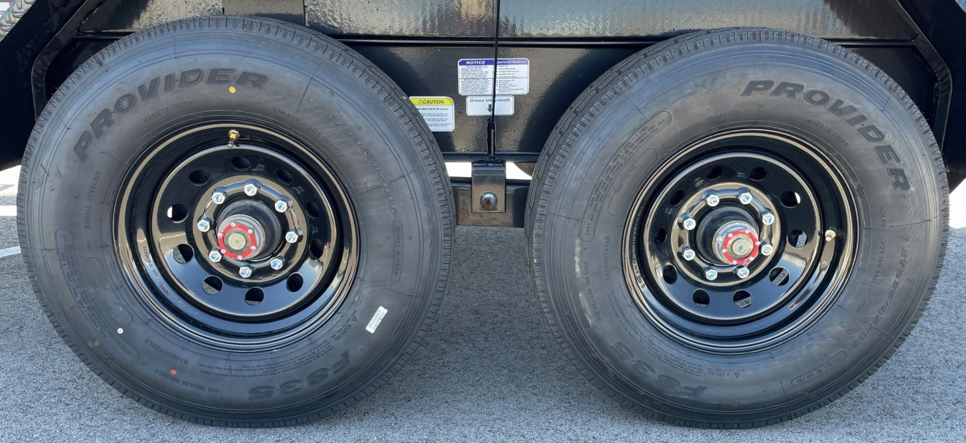 New Horizon Trailers RDZ 16' Bumper Pull Roll Off Dump Trailer-- 17K GVWR-- (3) Blue Bins