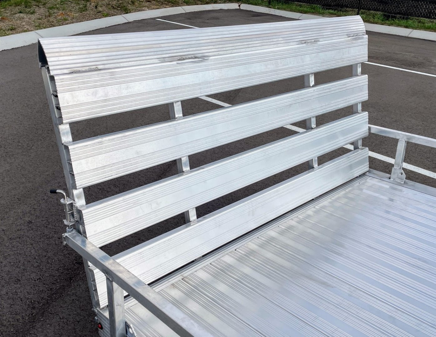 New Cherokee 76"x 12' Single Axle Aluminum Utility Trailer 3500 (GVWR)