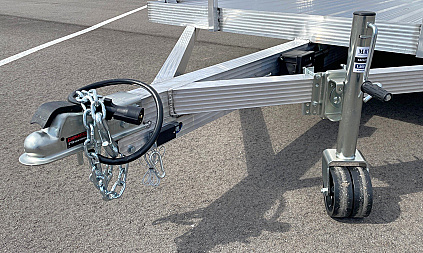 New Cherokee Aluminum 81" x 16' Tandem Axle Utility Trailer: 7000 GVWR, 36" Ramp Gate