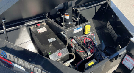 New Diamond C 14' LPT-207 Dump Trailer: 14,900 GVWR , Spare, Ramps, Solar, 24" Sides