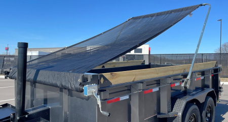 New Diamond C 14' LPT-207 Dump Trailer: 14,900 GVWR , Spare, Ramps, Solar, 24" Sides