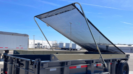 New Diamond C 14' LPT-207 Dump Trailer: 14,900 GVWR , Spare, Ramps, Solar, 24" Sides