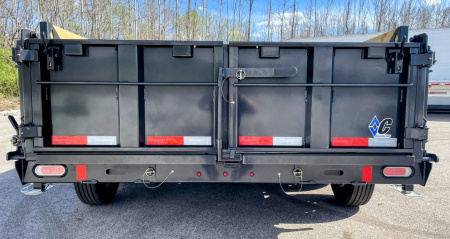 New Diamond C 14' LPT-207 Dump Trailer: 14,900 GVWR , Spare, Ramps, Solar, 24" Sides