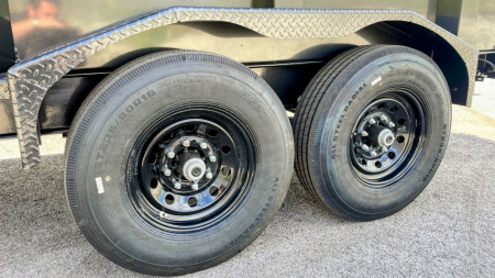 New Diamond C 14' LPT-207 Dump Trailer: 14,900 GVWR , Spare, Ramps, Solar, 24" Sides