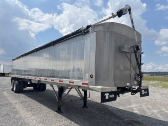 Used 2022 Travis Vertex 39' End Dump Trailer w/ Electric Tarp