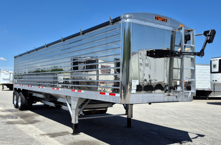 New 40 X 96 X 78 Stainless Steel Hopper Trailer