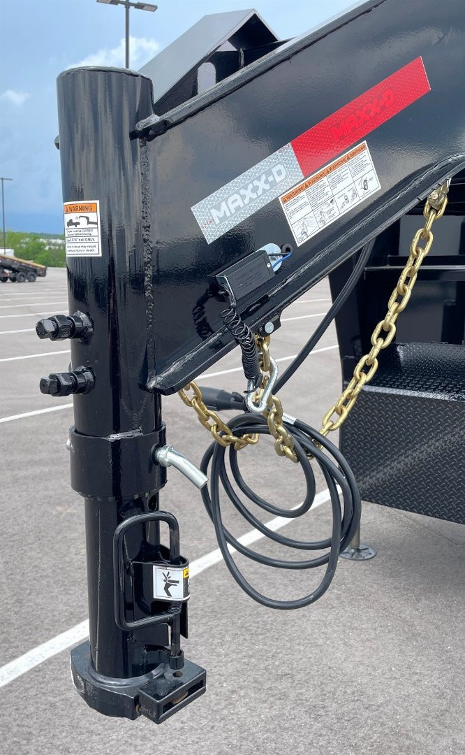 New MAXX-D DSX 83"x 20' Super Heavy Duty Gooseneck Dump Trailer: 21,000 GVWR, 7 Gauge Floor, Spare