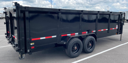 New MAXX-D DSX 83"x 20' Super Heavy Duty Gooseneck Dump Trailer: 21,000 GVWR, 7 Gauge Floor, Spare