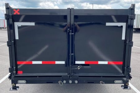 New MAXX-D DSX 83"x 20' Super Heavy Duty Gooseneck Dump Trailer: 21,000 GVWR, 7 Gauge Floor, Spare