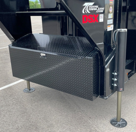 New MAXX-D DSX 83"x 20' Super Heavy Duty Gooseneck Dump Trailer: 21,000 GVWR, 7 Gauge Floor, Spare