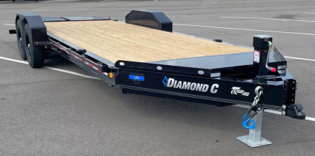 New Diamond C LPX 207 Equipment Trailer 22'x 82  MAX Ramps, 14,900 GVWR, Spare