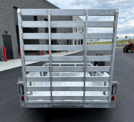 New Black Rhino 5x8 Aluminum Utility Trailer: Torsion Axle, Ramp Gate, Aluminum Wheels