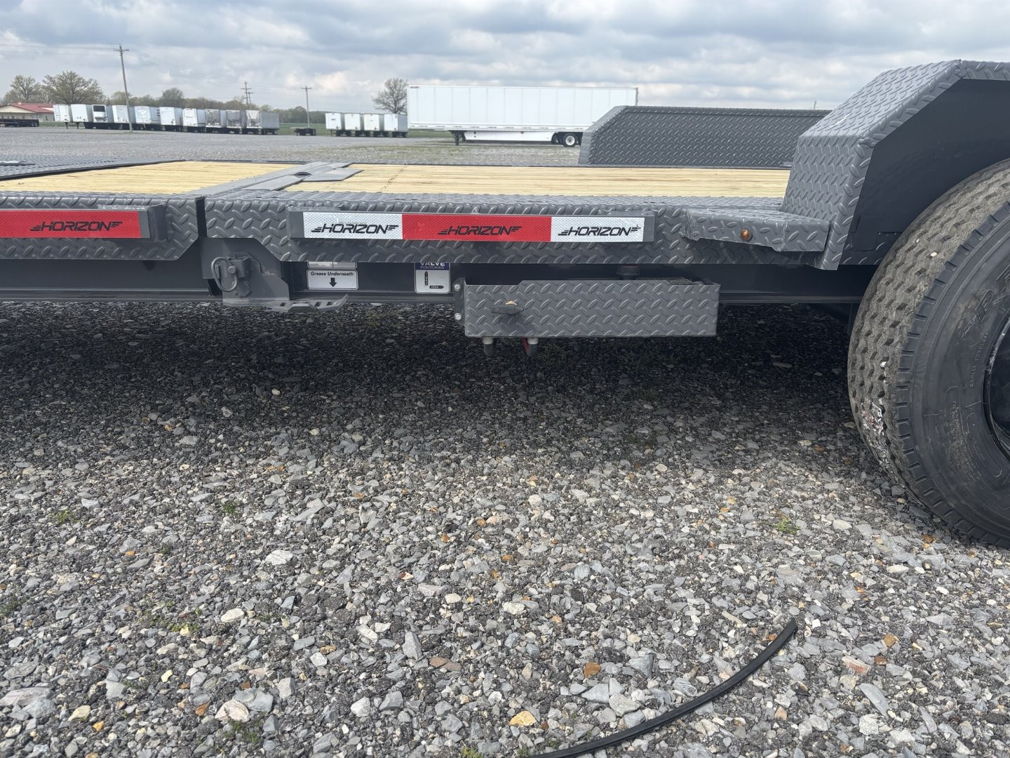 New Horizon 22' Tilt Deck Equipment Trailer 17,000LB, 8K Axles, 17.5" Tires, Spare
