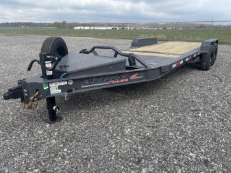 New Horizon 22' Tilt Deck Equipment Trailer 17,000LB, 8K Axles, 17.5" Tires, Spare