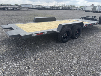 New Horizon 22' Tilt Deck Equipment Trailer 17,000LB, 8K Axles, 17.5" Tires, Spare