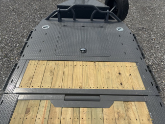 New Horizon 22' Tilt Deck Equipment Trailer 17,000LB, 8K Axles, 17.5" Tires, Spare