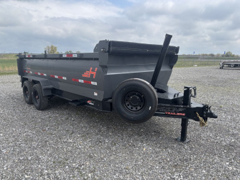 New Horizon 16' Dump Trailer 17,000LB, 36" Sides, 8K Axles, 7 Gauge Floor