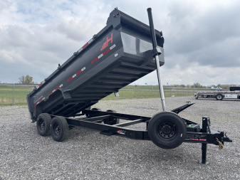 New Horizon 16' Dump Trailer 17,000LB, 36" Sides, 8K Axles, 7 Gauge Floor