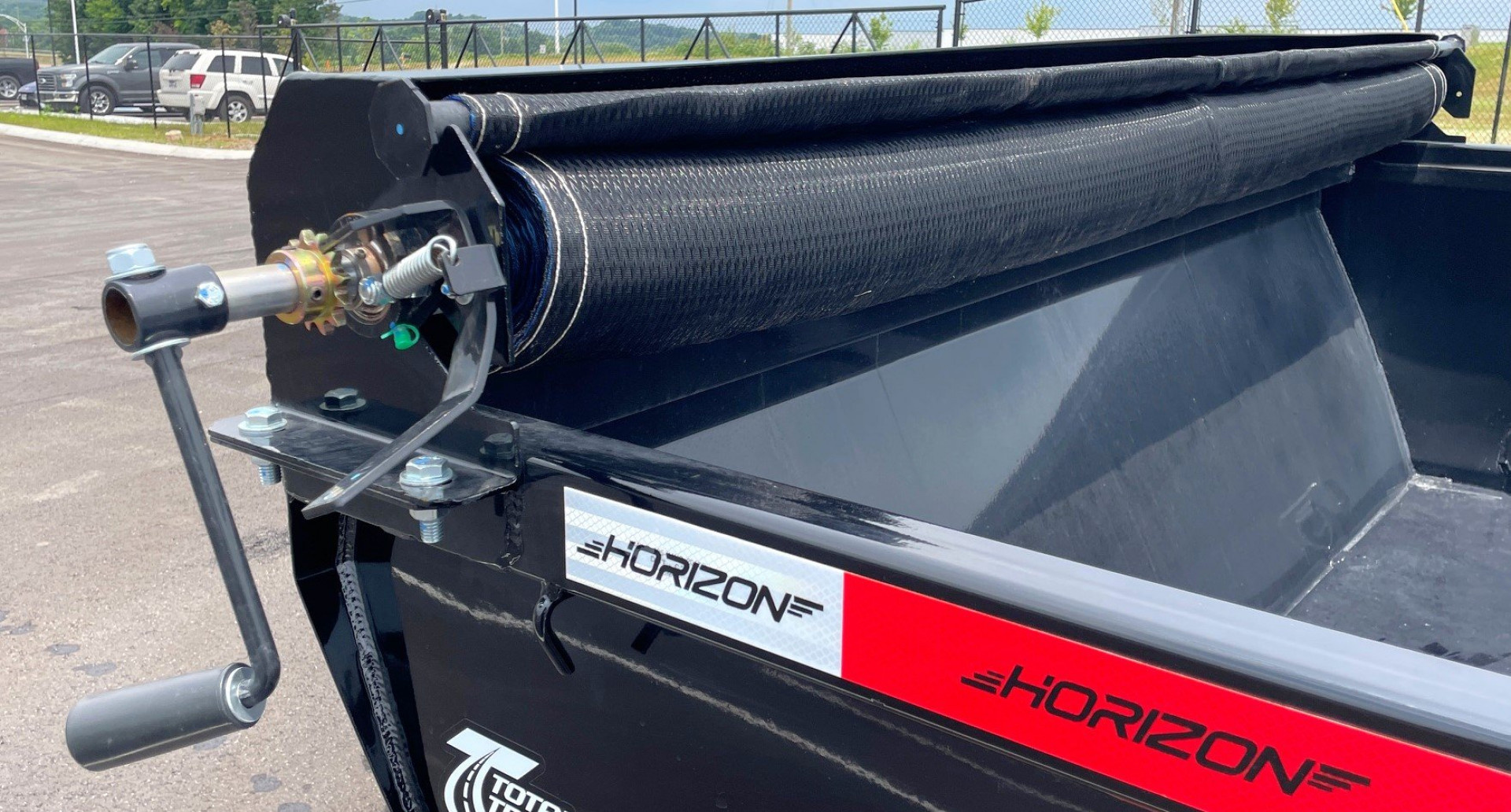 New Horizon Trailers HZ7-14' 14,000lb (GVWR) 14ply Tires, 24" Sides, Spare, Dump Trailer