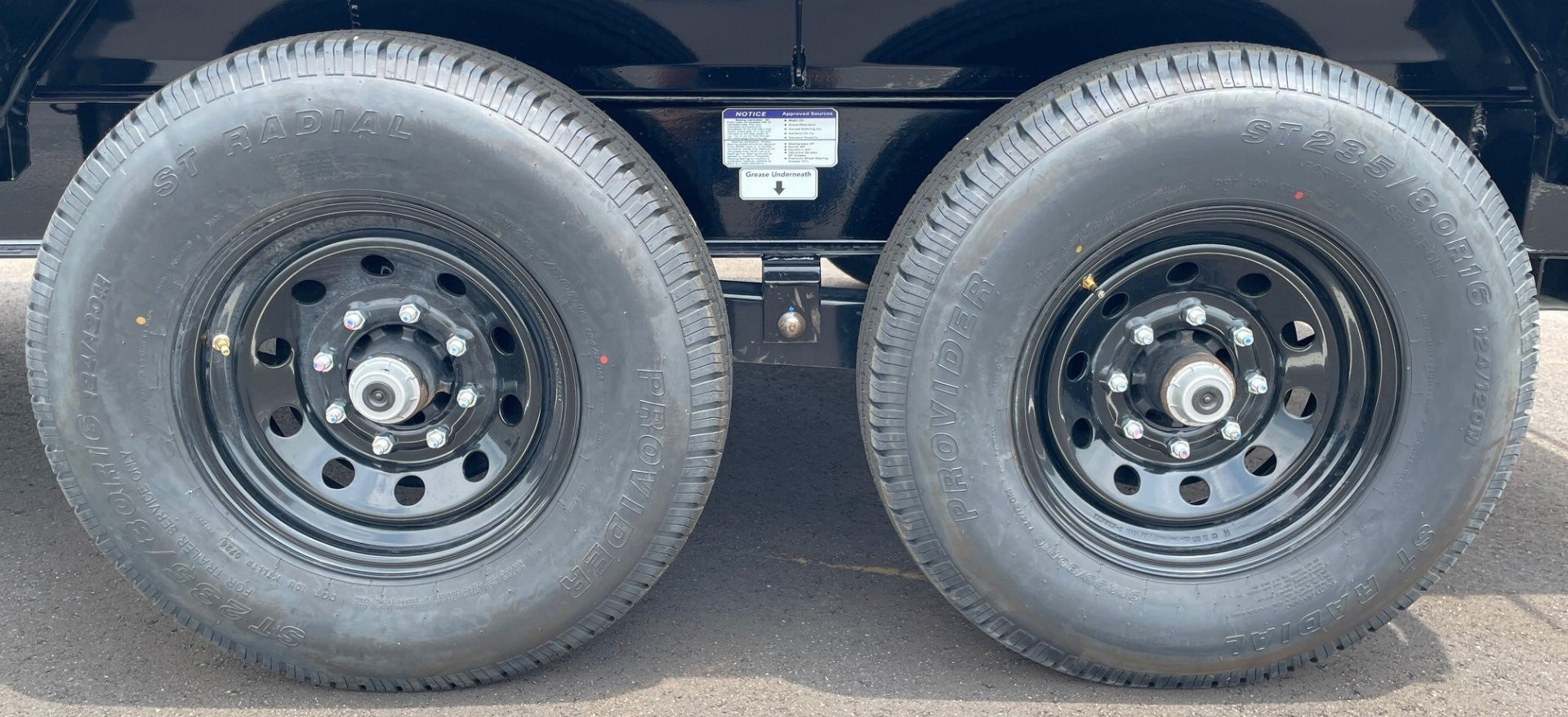 New Horizon Trailers HZ7-14' 14,000lb (GVWR) 14ply Tires, 24" Sides, Spare, Dump Trailer