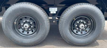 New Horizon Trailers HZ7-14' 14,000lb (GVWR) 14ply Tires, 24" Sides, Spare, Dump Trailer