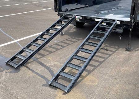 New Horizon Trailers HZ7-14' 14,000lb (GVWR) 14ply Tires, 24" Sides, Spare, Dump Trailer