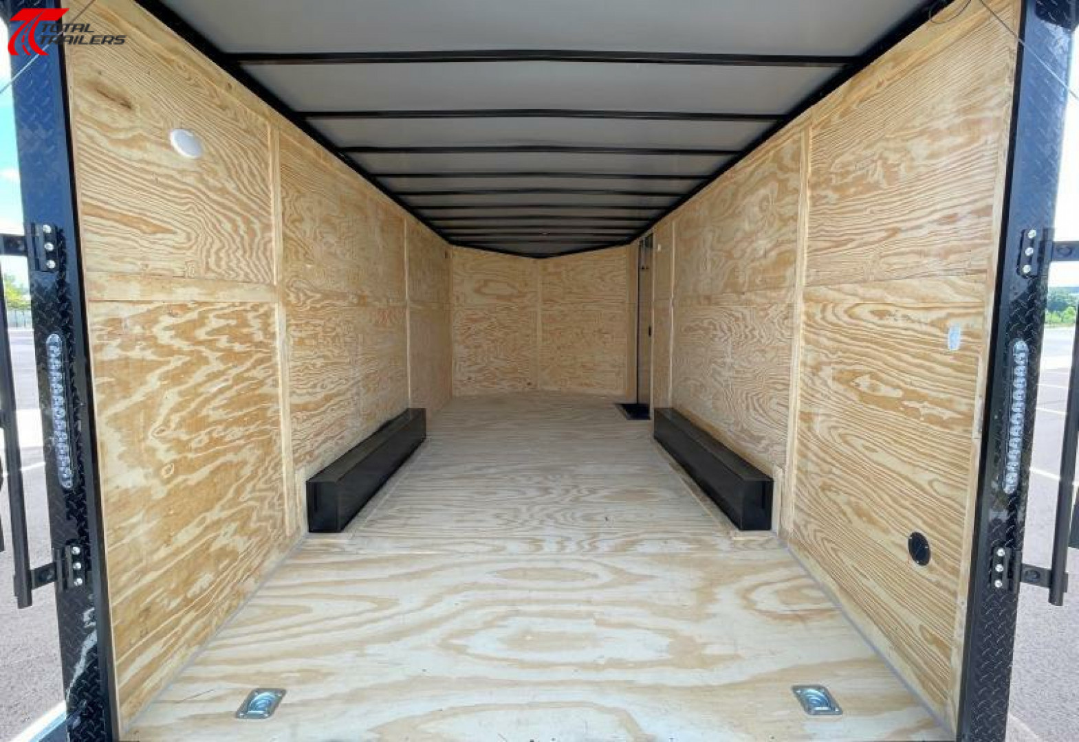 New 8.5 x 20' Enclosed Blackout Car / Racing Trailer 9,990LB, 7' High, Spoiler, Spread Axles