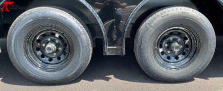 New 8.5 x 20' Enclosed Blackout Car / Racing Trailer 9,990LB, 7' High, Spoiler, Spread Axles