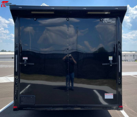New 8.5 x 20' Enclosed Blackout Car / Racing Trailer 9,990LB, 7' High, Spoiler, Spread Axles